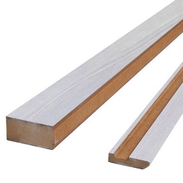 Bricomart EMBOCADURA CIERRE PUERTA CORREDERA VT5 MELAMINA NORD Bricomart EMBOCADURA CIERRE PUERTA CORREDERA VT5 MELAMINA NORD