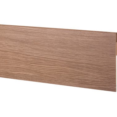 Bricomart EMBOCADURA EXTENSIBLE 16X1 2 CM. PARA TABIQUE DE 23 CM. MELAMINA ROBLE T