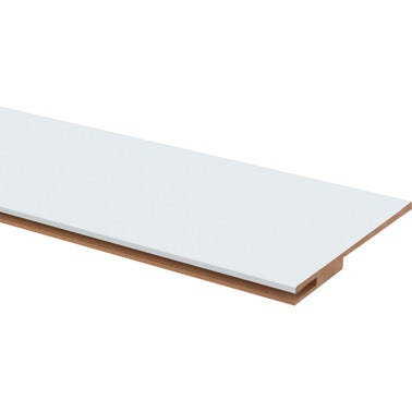 Bricomart EMBOCADURA EXTENSIBLE 16X1 2 CM. PARA TABIQUE DE 23 CM. LACADA BLANCA