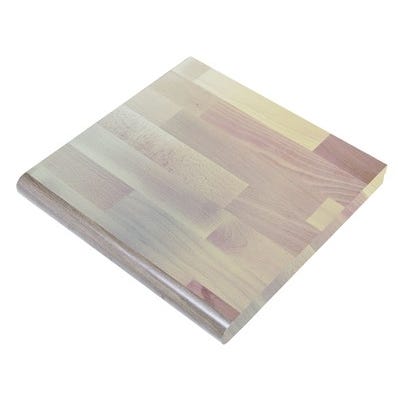 Bricomart ENCIMERA MADERA MACIZA HAYA 360 X 63 X 3 8 CM