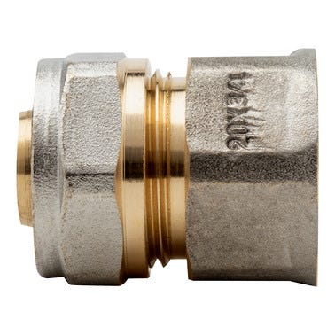 Bricomart ENTRONQUE 20MMX3/4" HEMBRA COMPRESIÓN MULTICAPA