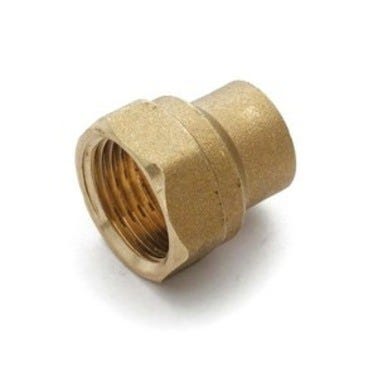 Bricomart ENTRONQUE LATÓN 12MMX1/2" HEMBRA SOLDAR-ROSCAR