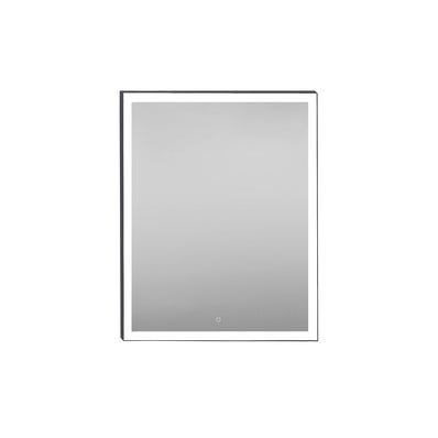 Bricomart ESPEJO DE BAÑO CON LUZ LED EMMA 60X80CM NEGRO