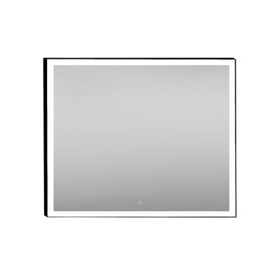 Bricomart ESPEJO DE BAÑO CON LUZ LED ETNA 100X80CM NEGRO