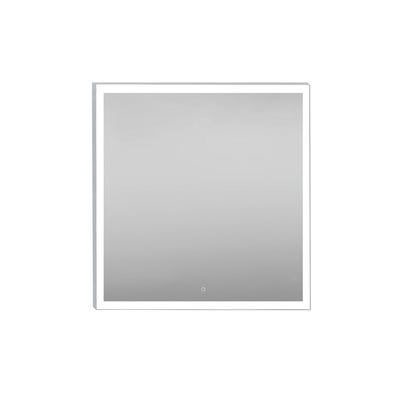 Bricomart ESPEJO DE BAÑO CON LUZ LED ETNA 80X80CM ACERO
