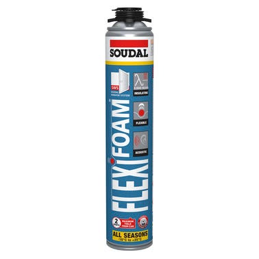 Bricomart ESPUMA DE POLIURETANO FLEXIFOAM SOUDAL 750ml
