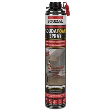 Bricomart ESPUMA DE POLIURETANO PROYECTABLE PARA AISLAMIENTO SOUDAL 700 ML