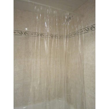 Bricomart FORRO DE CORTINA DE BAÑO PVC TRANSPARENTE