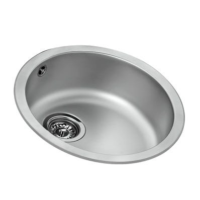 Bricomart FREGADERO DE COCINA 1 SENO TEKA REDONDO 45 X 16 CM