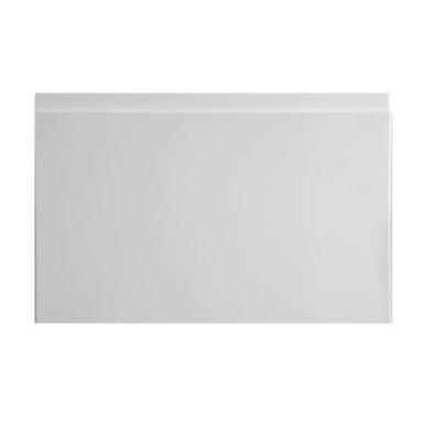 Bricomart FRENTE CAJÓN PARA MUEBLE DE COCINA MALLORCA BLANCO BRILLO MDF 40X80CM