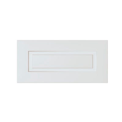 Bricomart FRENTE CAJÓN PARA MUEBLE DE COCINA MURCIA BLANCO MATE MDF 28X60CM