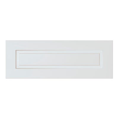 Bricomart FRENTE CAJÓN PARA MUEBLE DE COCINA MURCIA BLANCO MATE MDF 28X80CM