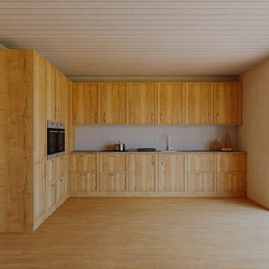 Bricomart FRENTE CAJÓN PARA MUEBLE DE COCINA TARRAGONA MADERA ROBLE NATURAL MATE AGLOMERADO 35X60CM