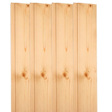Bricomart FRISO MADERA ABETO BARNIZADO LAMA 270 X 9 5 X 1 CM