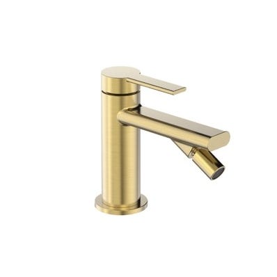 Bricomart GRIFO BIDE MONOMANDO RONDO PVD ORO CEPILLADO