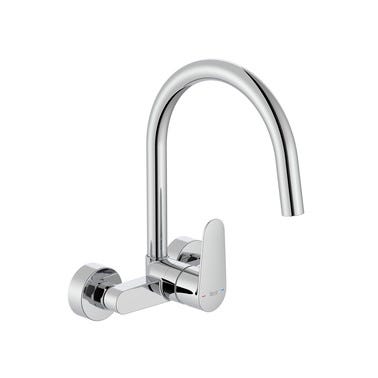 Bricomart GRIFO DE COCINA MONOMANDO PARED ROCA VICTORIA PLUS