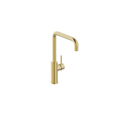 Bricomart GRIFO DE COCINA MONOMANDO PVD ATLANTIS DORADO
