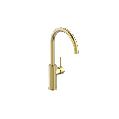 Bricomart GRIFO LAVABO MONOMANDO CAÑO ALTO ATLANTIS DORADO
