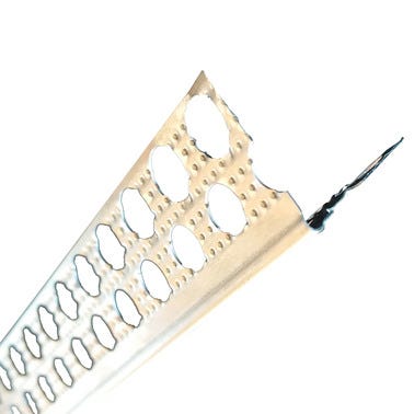 Bricomart GUARDAVIVO YESO LAMINADO ALUMINIO PERFORADO 2 5 M