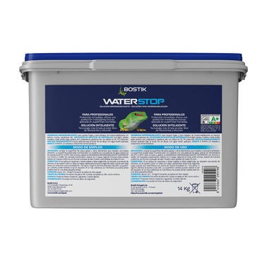 Bricomart IMPERMEABILIZANTE MS WATERSTOP LIQUIDO14KG GRIS