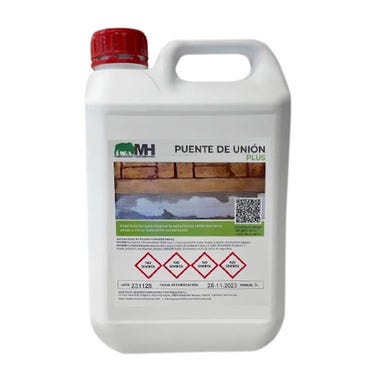 Bricomart IMPRIMACIÓN DE ADHERENCIA PUENTE DE UNIÓN PLUS MORTEROS HENARES 5L
