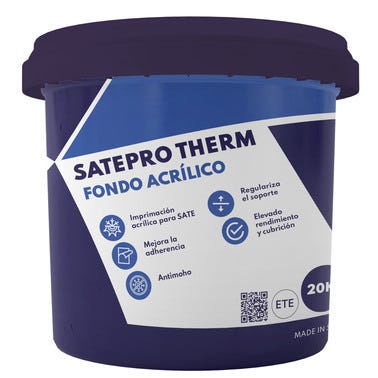 Bricomart IMPRIMACIÓN DE FONDO SATEPRO THERM 20 KG BLANCO