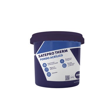 Bricomart IMPRIMACIÓN DE FONDO SATEPRO THERM 20 KG GRIS OSCURO