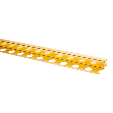 Bricomart ING/LIST ALUMINIO 12X12X2600 MM ORO BRILLO