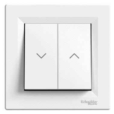 Bricomart INTERRUPTOR PERSIANA MONOBLOCK SERIE ASFORA BLANCO