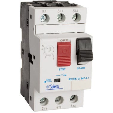 Bricomart INTERRUPTOR PROTECCION MOTOR DE 2 A 4A SOLERA