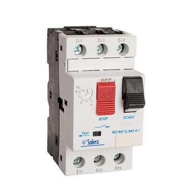 Bricomart INTERRUPTOR PROTECCION MOTOR DE 4 A 6.3A SOLERA