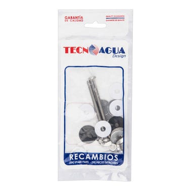 Bricomart JUEGO DE TORNILLOS PARA CISTERNA-INODORO INOX