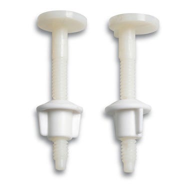 Bricomart JUEGO DE TORNILLOS PARA CISTERNA-INODORO NYLON