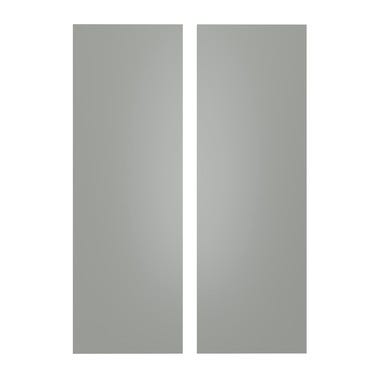 Bricomart KIT 2 PUERTAS PARA MUEBLE DE COCINA LISBOA VERDE MATE PET 80X93CM