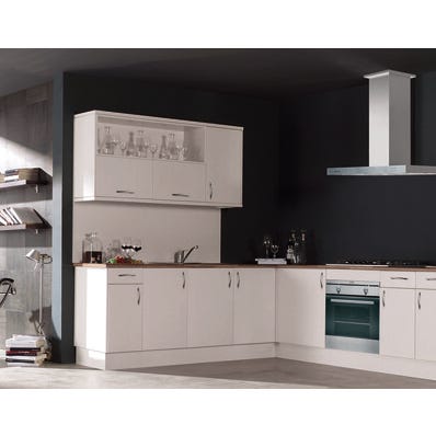 Bricomart KIT MÓDULO COCINA ALTO EXCELLENCE BLANC0 40 CM