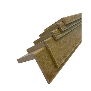 Bricomart KIT MOLDURAS ROBLE HORIZONTAL L ALA 10+45