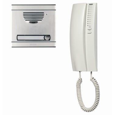 Bricomart KIT PORTERO AUDIO 5 HILOS 1 VIVIENDA TEGUI EMPOTRAR