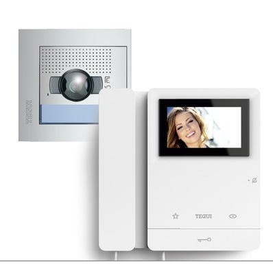Bricomart KIT VIDEOPORTERO 2 HILOS PANTALLA COLOR 4 3" SERIE 8 TEGUI