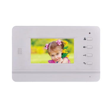Bricomart KIT VIDEOPORTERO 4 HILOS PANTALLA COLOR 4 3"