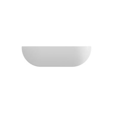 Bricomart LAVABO SOBREPONER OVALADO 46.5X34X12CM BLANCO MATE