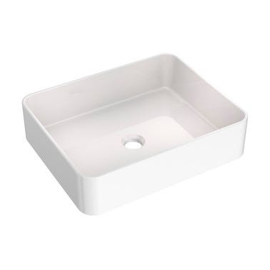 Bricomart LAVABO SOBREPONER RECTANGULAR 53X34CM BLANCO