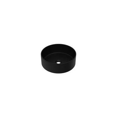 Bricomart LAVABO SOBREPONER REDONDO 36CM NEGRO MATE