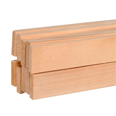 Bricomart LISTON DE ABETO SIN CEPILLAR 2000X40X25MM