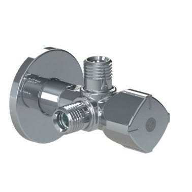 Bricomart LLAVE CORTE TWIN CON ANTIRRETORNO Ø1/2"-3/8"-3/8"