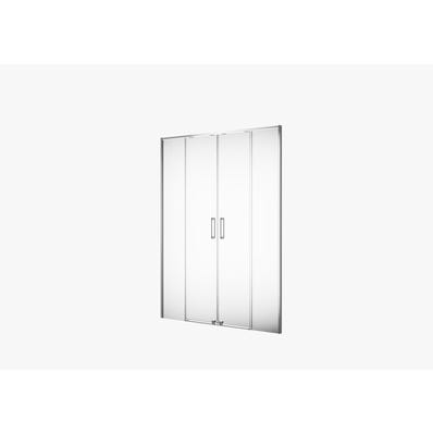 Bricomart MAMPARA DE DUCHA 2 PUERTAS FRONTAL CORREDERA TEKA INCA SLIM 190CM CROMO