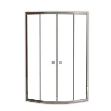 Bricomart MAMPARA DE DUCHA CURVA CATANIA PRO 75X75CM CROMO