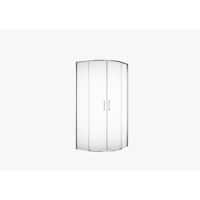 Bricomart MAMPARA DE DUCHA CURVA TEKA INCA SLIM 90X90CM CROMO