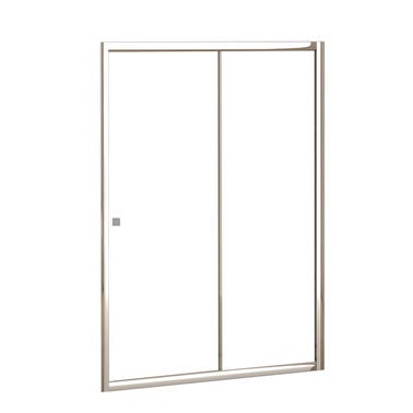 Bricomart MAMPARA DE DUCHA FRONTAL CORREDERA CATANIA PRO 120CM CROMO