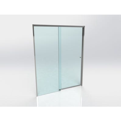 Bricomart MAMPARA DE DUCHA FRONTAL CORREDERA DUSCHOLUX D0 PRO 150X200CM CROMO