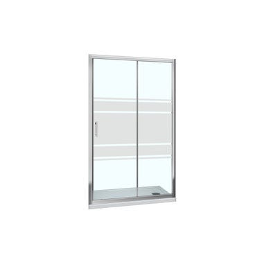 Bricomart MAMPARA DE DUCHA FRONTAL CORREDERA LEXIE 120CM